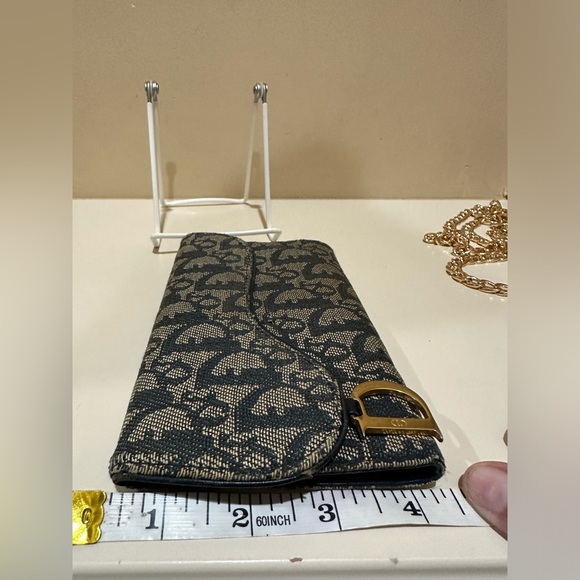 Dior Trotter Saddle Navy Wallet 3/4 Length - Picture 8 of 16